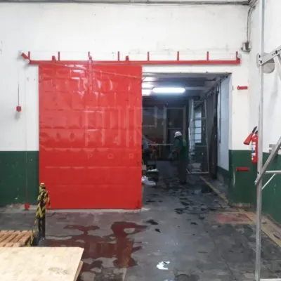 Porta corta fogo de correr industrial - 3