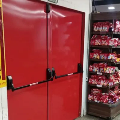 Porta corta fogo dupla P90